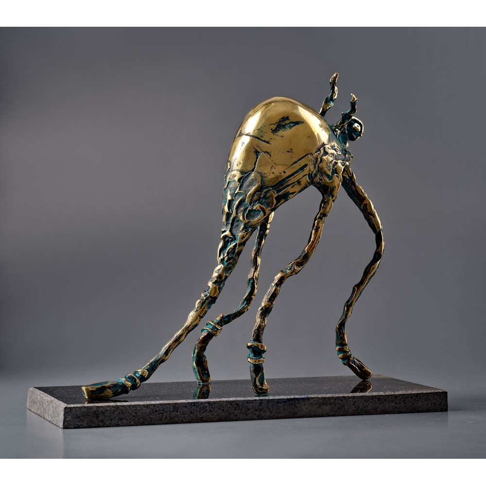 Goanga - sculptură în bronz, artist Liviu Bumbu